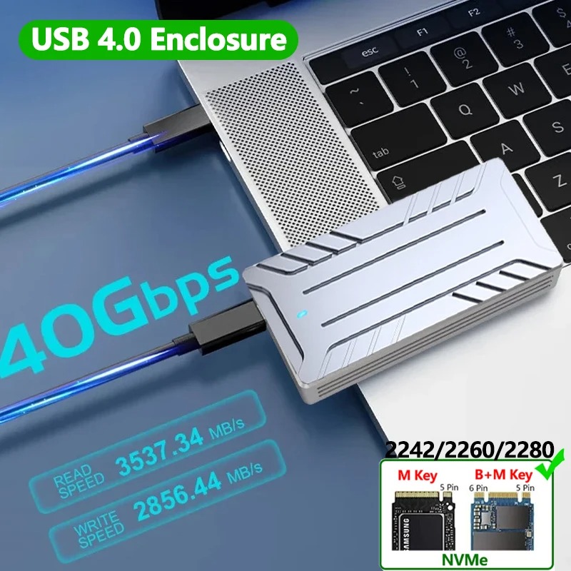 حاوية USB4 40 جيجابت في الثاني - مراجعة Thunderbolt 4 External Ssd 4Tb وسعره