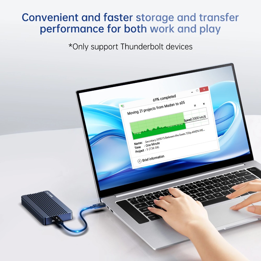 حاوية ACASIS 40 جيجابت في الثا - مراجعة 8Tb M2 Nvme Ssd وسعره